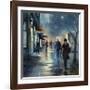 Broadway at Dusk-Jessen-Framed Giclee Print