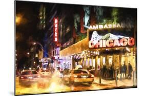 Broadway at Night II-Philippe Hugonnard-Mounted Giclee Print