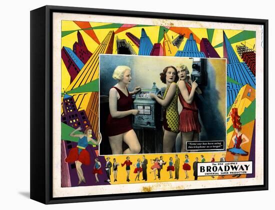 Broadway, Betty Francisco, Merna Kennedy, Evelyn Brent, 1929-null-Framed Stretched Canvas