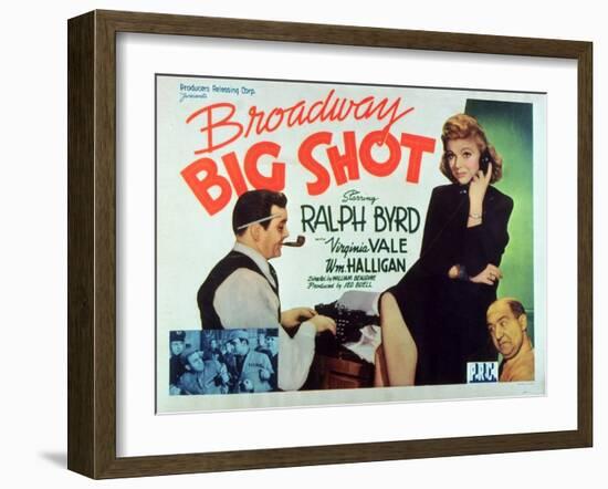 Broadway Big Shot, 1942-null-Framed Art Print