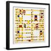 Broadway Boogie Woogie. 1942-43-Piet Mondrian-Framed Art Print