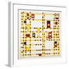 Broadway Boogie Woogie. 1942-43-Piet Mondrian-Framed Art Print