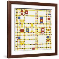 Broadway Boogie Woogie, 1942-Piet Mondrian-Framed Premium Giclee Print