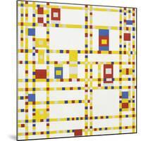 Broadway Boogie Woogie, 1942-Piet Mondrian-Mounted Premium Giclee Print