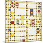 Broadway Boogie Woogie, 1942-Piet Mondrian-Mounted Premium Giclee Print