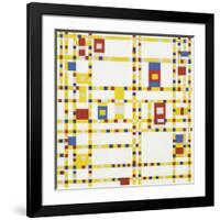 Broadway Boogie Woogie, 1942-Piet Mondrian-Framed Premium Giclee Print