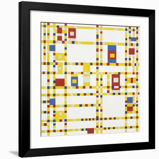 Broadway Boogie Woogie, 1942-Piet Mondrian-Framed Premium Giclee Print