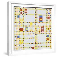 Broadway Boogie-Woogie, 1942-Piet Mondrian-Framed Giclee Print