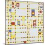 Broadway Boogie-Woogie, 1942-Piet Mondrian-Mounted Giclee Print