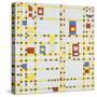 Broadway Boogie-Woogie, 1942-Piet Mondrian-Stretched Canvas