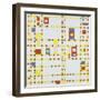 Broadway Boogie-Woogie, 1942-Piet Mondrian-Framed Premium Giclee Print