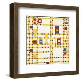 Broadway Boogie Woogie-Piet Mondrian-Framed Art Print