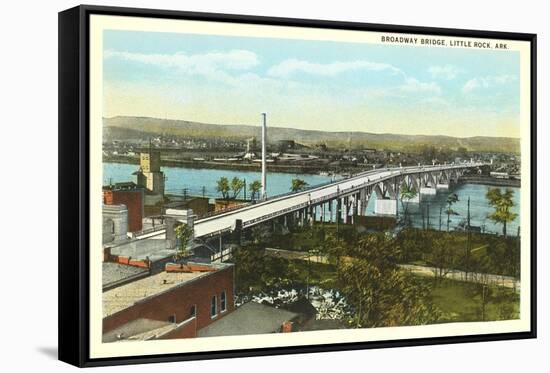 Broadway Bridge, Little Rock, Arkansas-null-Framed Stretched Canvas