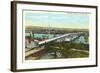 Broadway Bridge, Little Rock, Arkansas-null-Framed Art Print