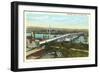 Broadway Bridge, Little Rock, Arkansas-null-Framed Art Print