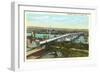 Broadway Bridge, Little Rock, Arkansas-null-Framed Art Print