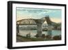 Broadway Bridge, Portland, Oregon-null-Framed Art Print