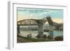 Broadway Bridge, Portland, Oregon-null-Framed Art Print