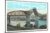 Broadway Bridge, Portland, Oregon-null-Mounted Art Print