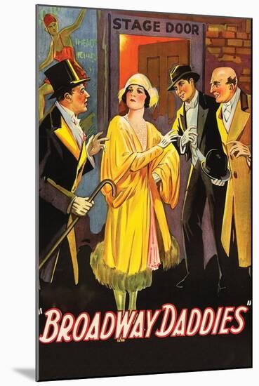 Broadway Daddies-null-Mounted Art Print