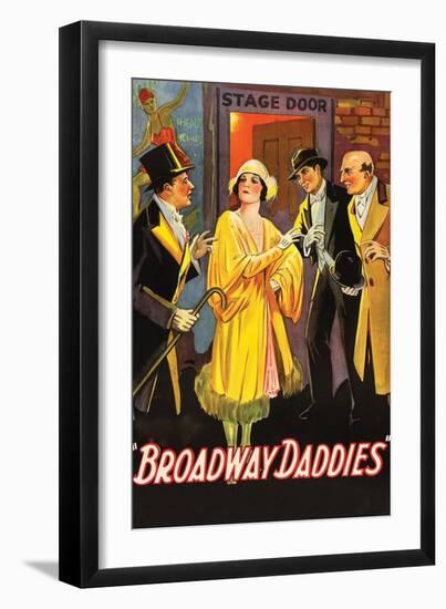 Broadway Daddies-null-Framed Art Print