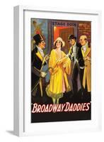 Broadway Daddies-null-Framed Art Print