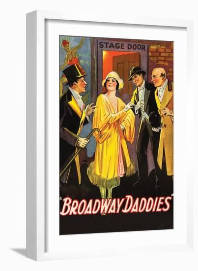 Broadway Daddies-null-Framed Art Print