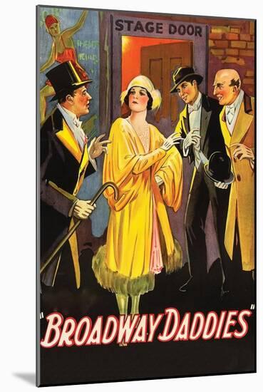 Broadway Daddies-null-Mounted Art Print