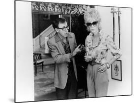 BROADWAY DANNY ROSE, 1984 directed by Woody Allen Woody Allen and Mia Farrow (b/w photo)-null-Mounted Photo