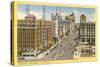 Broadway, Downtown, San Diego, California-null-Stretched Canvas