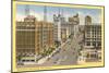 Broadway, Downtown, San Diego, California-null-Mounted Art Print