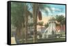 Broadway Electric Fountain, San Diego, California-null-Framed Stretched Canvas