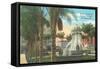 Broadway Electric Fountain, San Diego, California-null-Framed Stretched Canvas