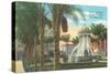 Broadway Electric Fountain, San Diego, California-null-Stretched Canvas