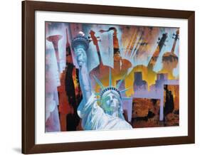 Broadway Folies-Nansky-Framed Art Print