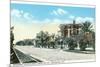 Broadway, Galveston, Texas-null-Mounted Premium Giclee Print