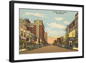 Broadway, Gary, Indiana-null-Framed Art Print