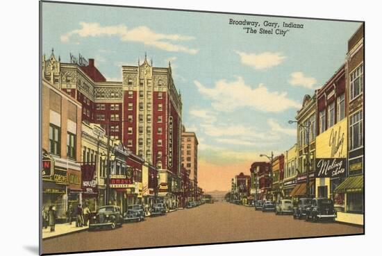 Broadway, Gary, Indiana-null-Mounted Art Print