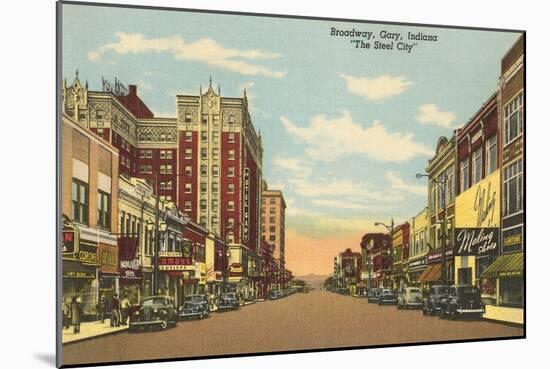 Broadway, Gary, Indiana-null-Mounted Art Print