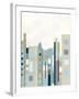 Broadway Horizon II-Vanna Lam-Framed Art Print