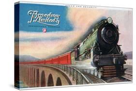 Broadway Limited, Pennsylvania Railroad, 1927-null-Stretched Canvas