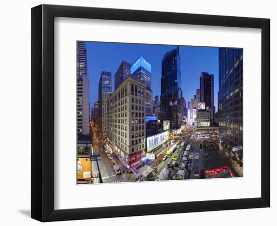 Broadway Looking Towards Times Square, Manhattan, New York City, New York, United States of America-Gavin Hellier-Framed Photographic Print