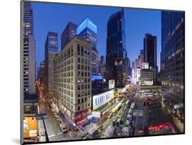 Broadway Looking Towards Times Square, Manhattan, New York City, New York, United States of America-Gavin Hellier-Mounted Photographic Print