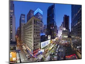 Broadway Looking Towards Times Square, Manhattan, New York City, New York, United States of America-Gavin Hellier-Mounted Photographic Print