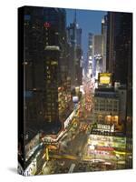 Broadway Looking Towards Times Square, Manhattan, New York City, USA-Alan Copson-Stretched Canvas