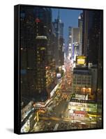 Broadway Looking Towards Times Square, Manhattan, New York City, USA-Alan Copson-Framed Stretched Canvas