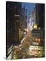 Broadway Looking Towards Times Square, Manhattan, New York City, USA-Alan Copson-Stretched Canvas