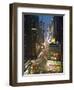 Broadway Looking Towards Times Square, Manhattan, New York City, USA-Alan Copson-Framed Premium Photographic Print