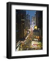 Broadway Looking Towards Times Square, Manhattan, New York City, USA-Alan Copson-Framed Photographic Print