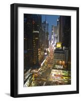 Broadway Looking Towards Times Square, Manhattan, New York City, USA-Alan Copson-Framed Photographic Print